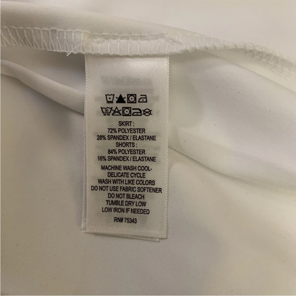 Tommy Bahama Golf Women's White Pleated Skort Quick Dry Stretch Size XL - NWT - Picture 11 of 12
